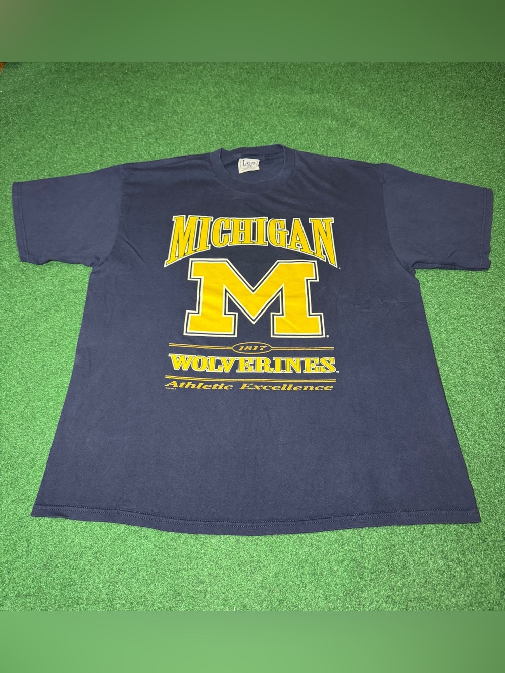 Michigan Wolverines Vintage T Shirt 2XL University College 90s Graphic Shirt XXL